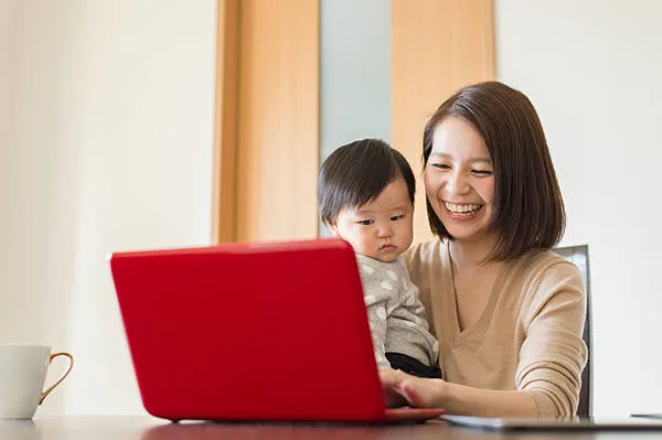 育児都合による欠勤、休暇申請に柔軟に対応しています！